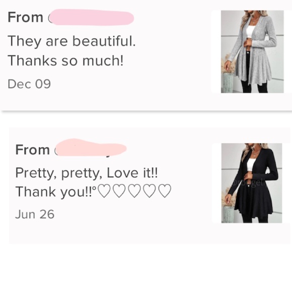 Ruffle Hem Gray Knit Open Cardigan Long Sleeve - Picture 8 of 9